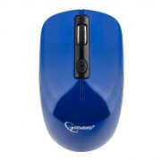 Мышь беспров. Gembird MUSW-400-B, синий, бесшумный клик, 3кн.+колесо-кнопка, 2.4ГГц, 1600 dpi, блистер
