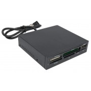 УСТРОЙСТВО ЧТЕНИЯ КАРТ ПАМЯТИ ACORP CRIP200B USB2.0 (28-IN-1, + USB PORT) INTERNAL BLACK