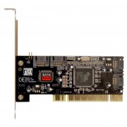 КОНТРОЛЛЕР SATA 4PORTS RAID/PCI + CAB 2ШТ
