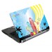 Наклейка для ноутбука 13-15" G-Cube GSA-15S, рисунок "Aloha Splash"