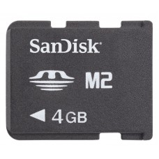 ФЛЕШ КАРТА MEMORY STICK MICRO (M2) 4GB SANDISK (SDMSM2-004G-E11M)