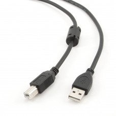 Кабель USB 2.0 Pro Gembird CCF-USB2-AMBM-6, AM/BM, 1.8м, черный, пакет Кабель USB 2.0 Pro Gembird CCF-USB2-AMBM-6, AM/BM, 1.8м, черный, пакет
