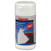 ТУБА ДЛЯ ЧИСТКИ КЛАВИАТУР, 100 САЛФЕТОК, HAMA H-42210