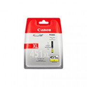 КАРТРИДЖ СТРУЙНЫЙ CANON CLI-451Y 6526B001 ЖЕЛТЫЙ ДЛЯ PIXMA IP7240/MG6340/MG5440