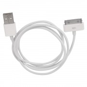 Кабель USB Gembird/Cablexpert CC-USB-AP1MW AM/Apple, для iPhone/iPod/iPad, 1м, белый, блистер