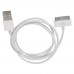 Кабель USB Gembird/Cablexpert CC-USB-AP1MW AM/Apple, для iPhone/iPod/iPad, 1м, белый, блистер Кабель USB Gembird/Cablexpert CC-USB-AP1MW AM/Apple, для iPhone/iPod/iPad, 1м, белый, блистер