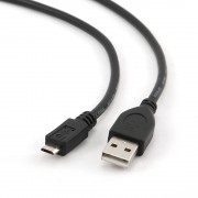 Кабель USB 2.0 Pro Gembird/Cablexpert CCP-mUSB2-AMBM-0.5M, AM/microBM 5P, 0.5м, экран, черный, пакет