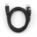 Кабель USB 2.0 Pro Gembird/Cablexpert CCP-USB22-AM5P-6, 2*AM/miniBM 5P, 1.8m, экран, черный, пакет