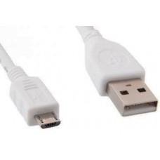 Кабель USB 2.0 Pro Gembird/Cablexpert CCP-mUSB2-AMBM-W-1M, AM/microBM 5P, 1м, экран, белый, пакет