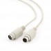 Кабель удлинитель PS/2 порта Gembird/Cablexpert CC-142-6, 6F/6M, 1.8м, пакет Кабель удлинитель PS/2 порта Gembird/Cablexpert CC-142-6, 6F/6M, 1.8м, пакет