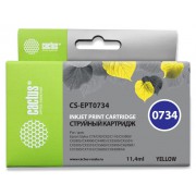 КАРТРИДЖ СТРУЙНЫЙ CACTUS CS-EPT0734 ЖЕЛТЫЙ ДЛЯ EPSON STYLUS С79/C110/СХ3900/CX4900/CX5900/CX7300/CX8