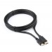 Кабель USB Cablexpert CCP-USB2-mBMCM-6, USB2.0 microBM/USB3.1 Type-C, 1.8м, пакет