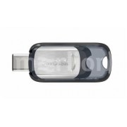ФЛЕШ ДИСК SANDISK 128GB TYPE C SDCZ450-128G-G46 USB3.0 ЧЕРНЫЙ/СЕРЕБРИСТЫЙ