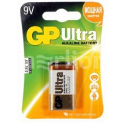 БАТАРЕЯ GP ULTRA ALKALINE 1604AU 6LR61 9V (1ШТ)